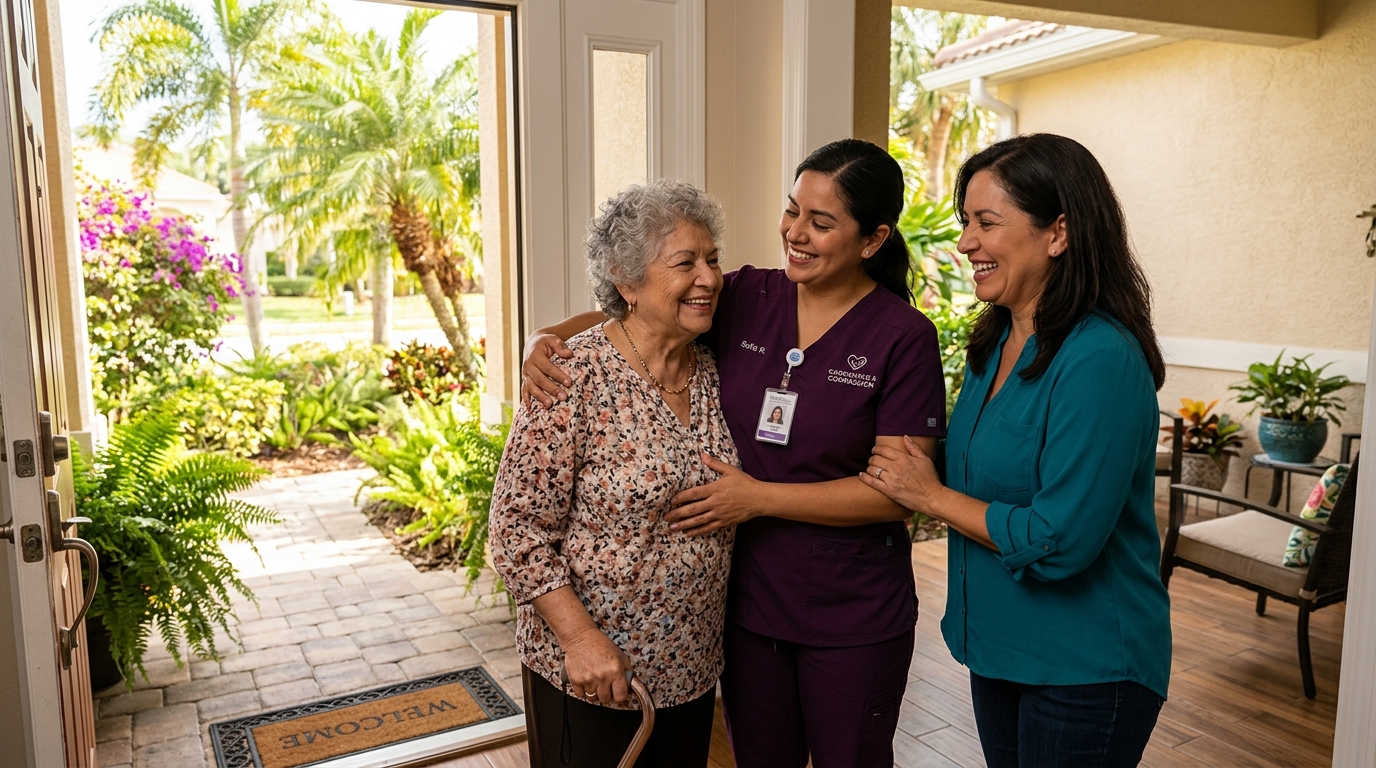 Shalem caregiver welcomed by family in Kissimmee